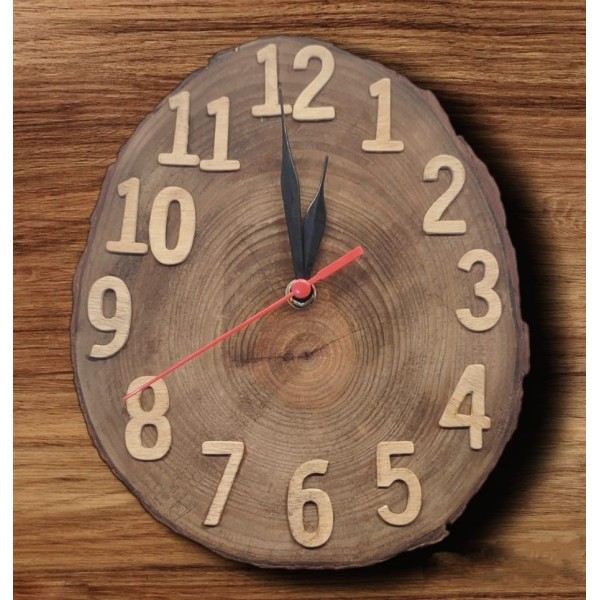 reloj de madera